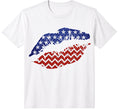 Short Sleeve Patriotic Lips Tee
