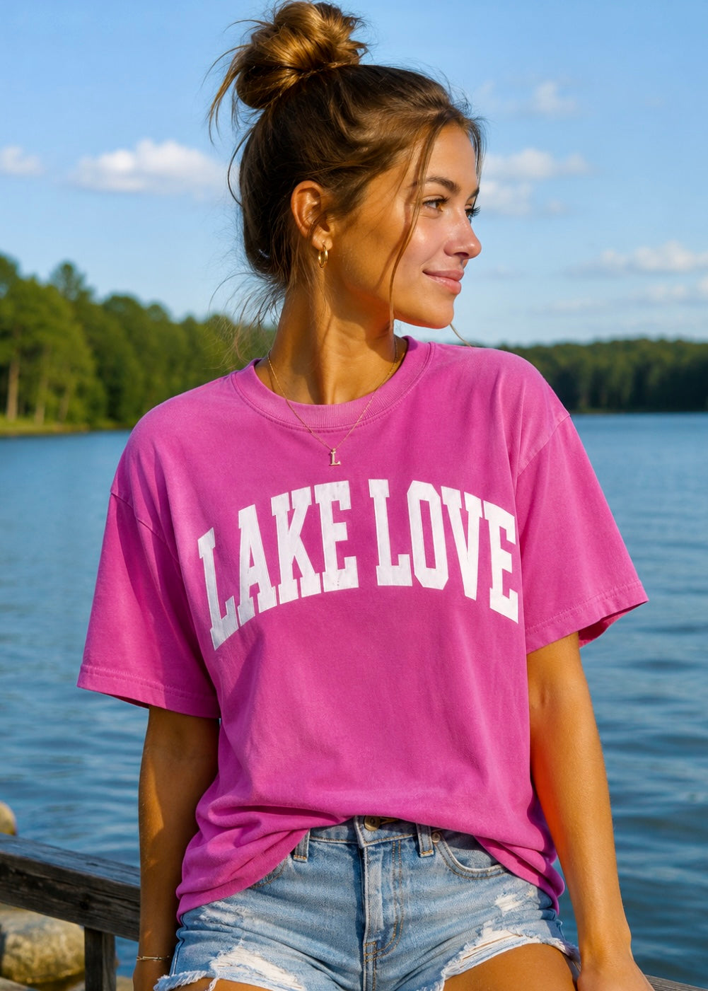 Lake Love Tee (White Print)
