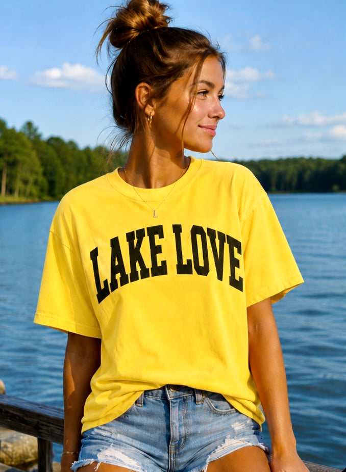 Lake Love Tee (Black Print)