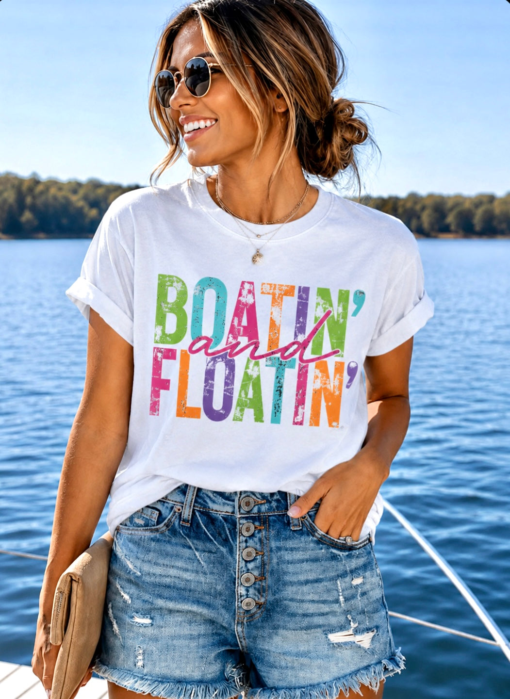 Boatin' and Floatin' Tee