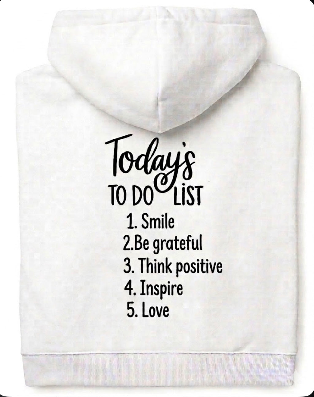 Today's To-Do List hoodie for women | funny gift for busy moms | Heartfelt Designs