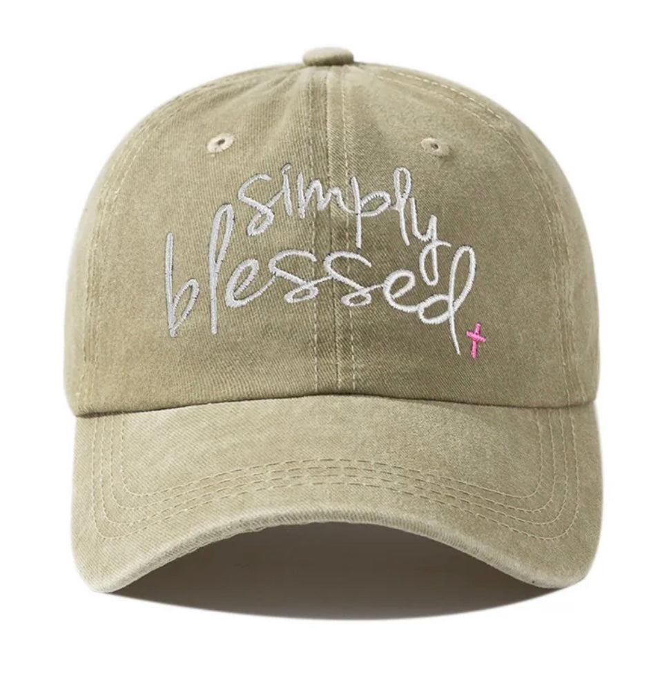Simply Blessed Baseball Hat