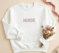 Floral Nurse Sweatshirt
