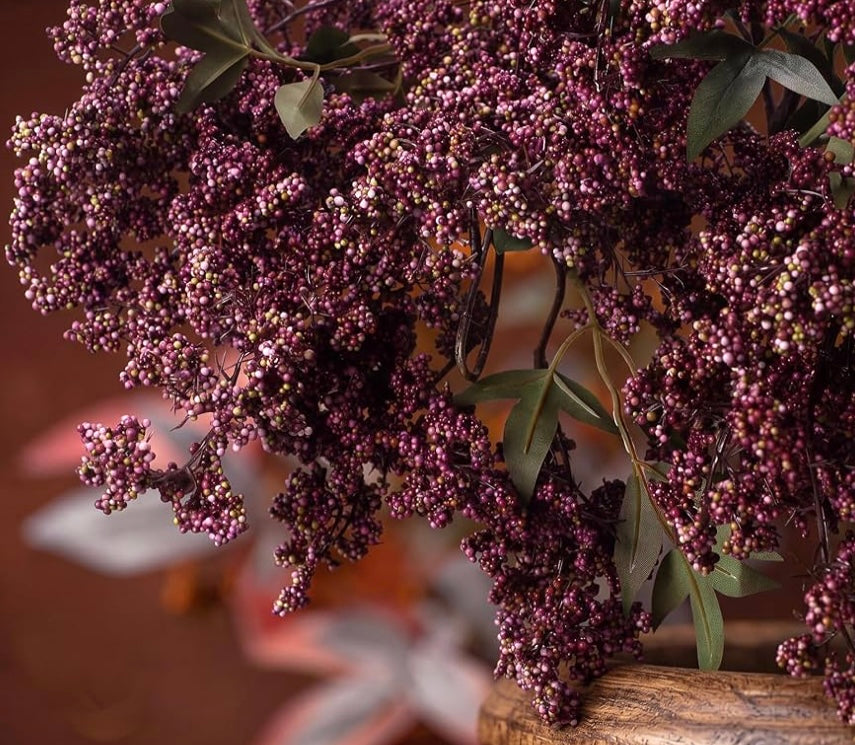 Dusty Plum Fall Berry Stem
