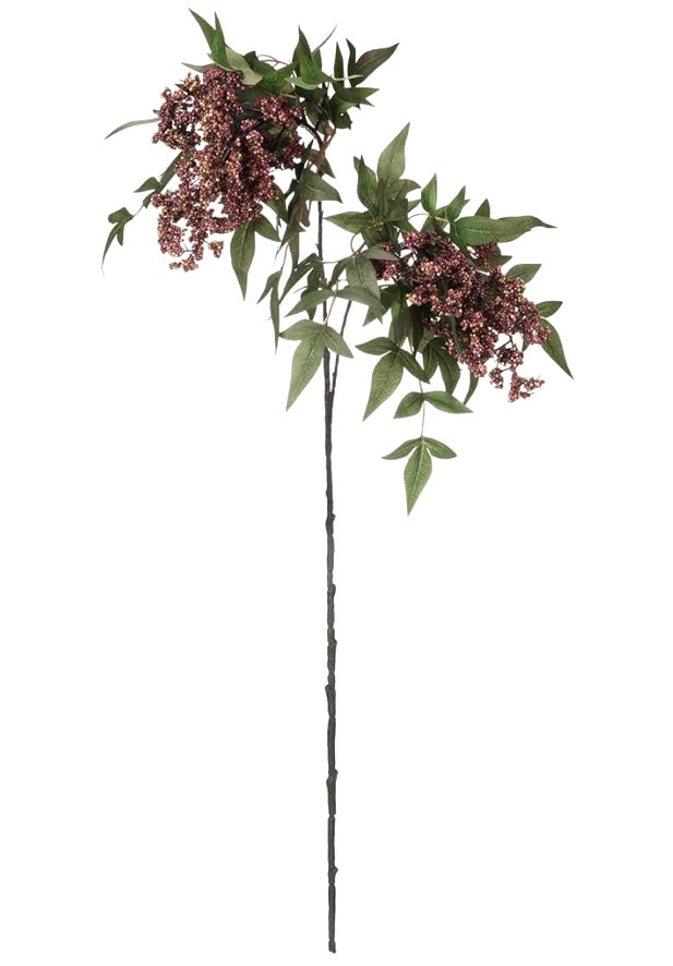 Dusty Plum Fall Berry Stem